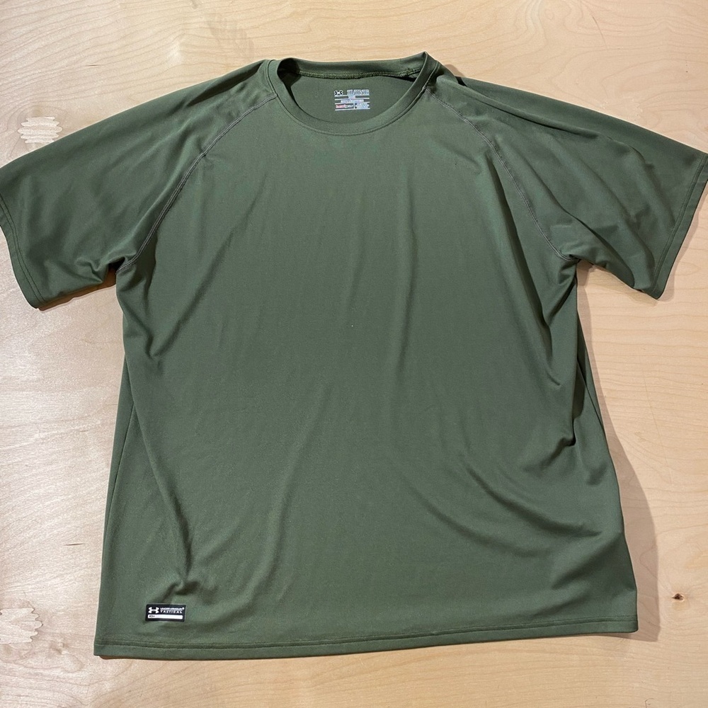 Under Armour Tactical Men's Olive Short Sleeve Tee 2XL (OP)